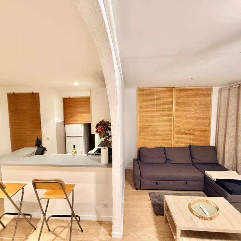 Grand studio 33m2 RDC sur cour calme Musiciens - Appartement 1 Chambre - 2