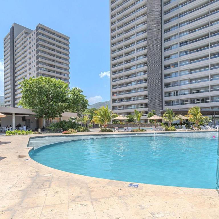 Apto de Lujo con Piscina - Balcón y Vista Increíble - One-Bedroom Apartment - 37