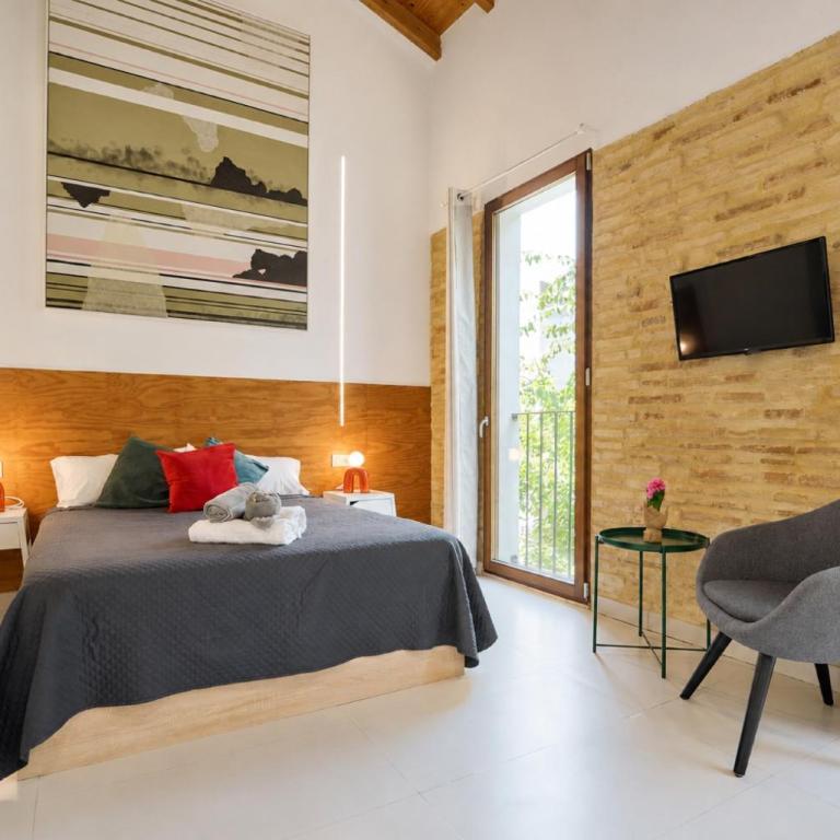 Loft elegante con techos altos en Plaza del Carmen - Apartment mit 1 Schlafzimmer - 7