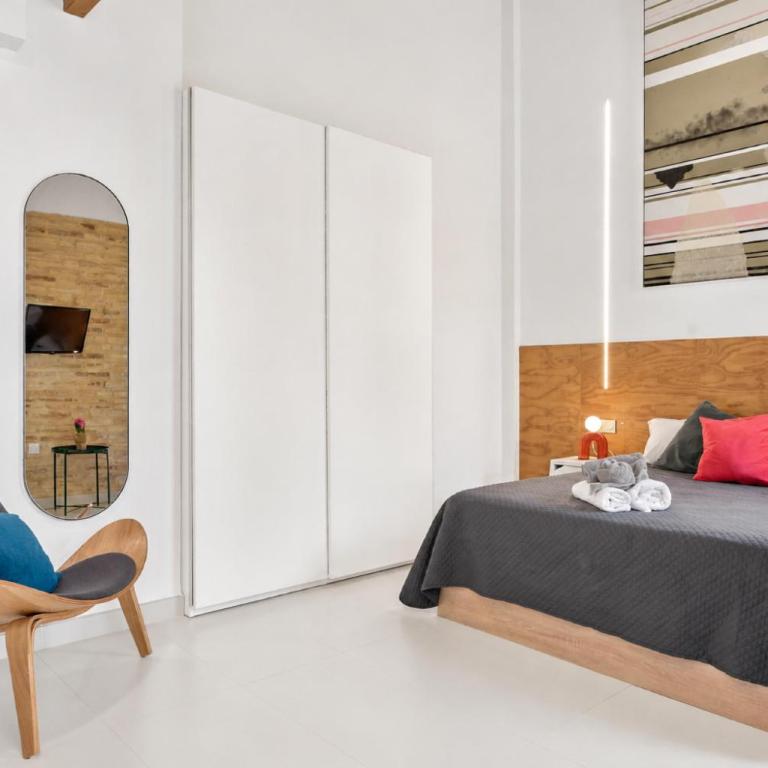 Loft elegante con techos altos en Plaza del Carmen - Apartment mit 1 Schlafzimmer - 11