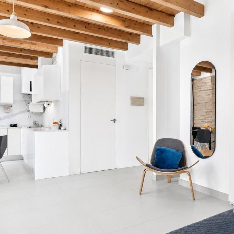 Loft elegante con techos altos en Plaza del Carmen - Apartment mit 1 Schlafzimmer - 16