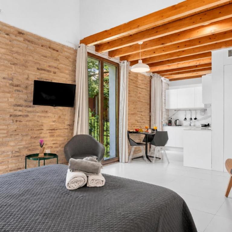 Loft elegante con techos altos en Plaza del Carmen - Apartment mit 1 Schlafzimmer - 14