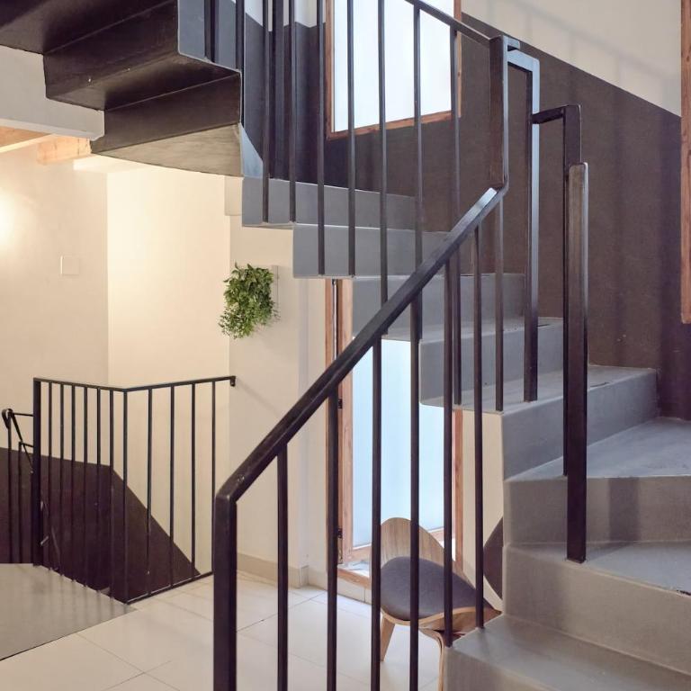 Loft elegante con techos altos en Plaza del Carmen - Apartment mit 1 Schlafzimmer - 33