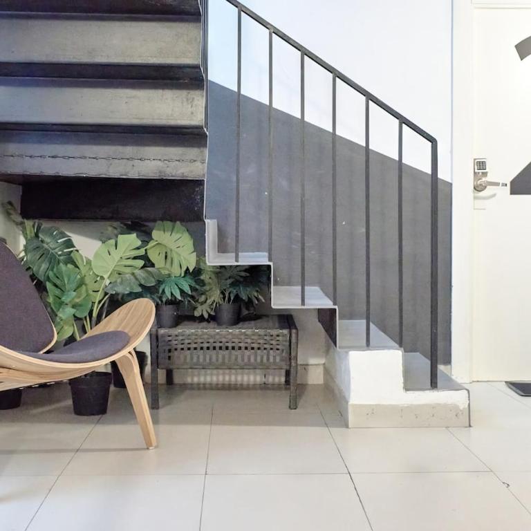 Loft elegante con techos altos en Plaza del Carmen - Apartment mit 1 Schlafzimmer - 34