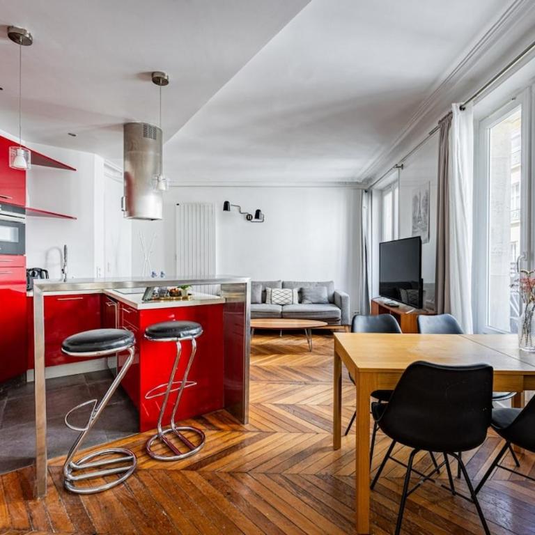 Mobility lease, Paris 2, Montorgueil, 2 bedrooms - Appartement 2 Chambres - 5