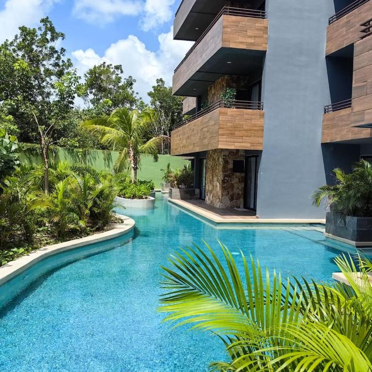 Paramar Noir Swim-Up Suite Aldea Zama - Two-Bedroom Apartment with Pool View - 6