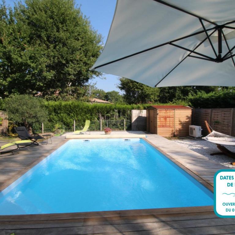Séjour apaisant avec piscine à Andernos-les-Bains - Maison de Vacances - 6
