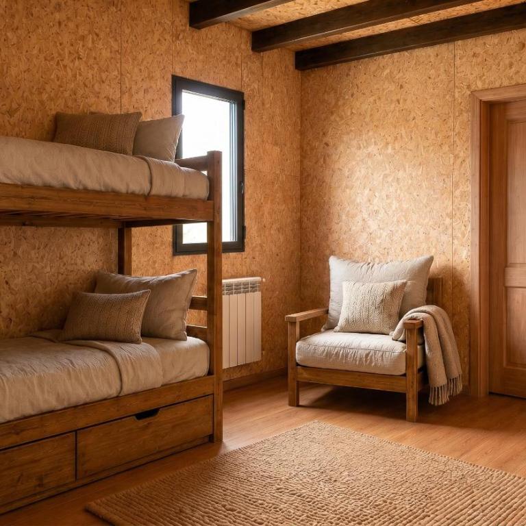 Cagliero Mountain HUT - Habitación Compartida Mixta - 4 camas - 1