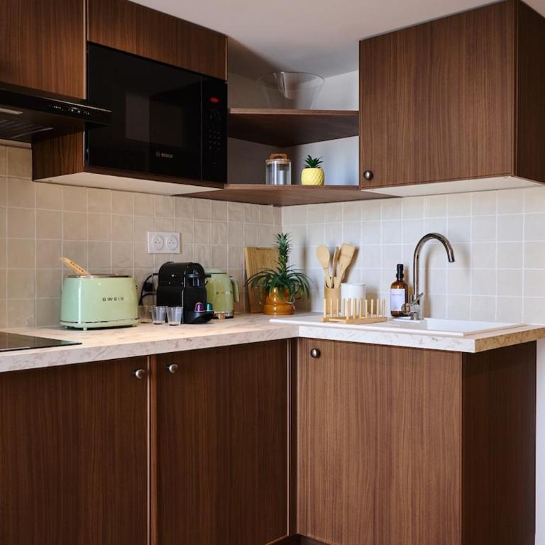 Apartment Duplex - AC - Wi-Fi - Nice center - Appartement 2 Chambres - 5