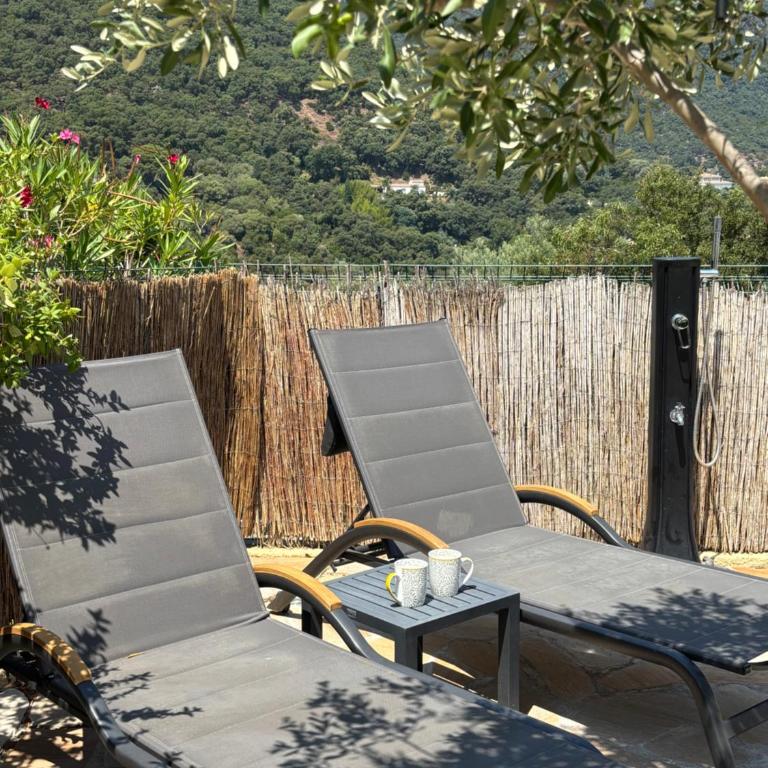 Unptitparadis, piscine, jardin, vue panoramique mer, tout confort, calme - Casa con 2 Camere da Letto - 18