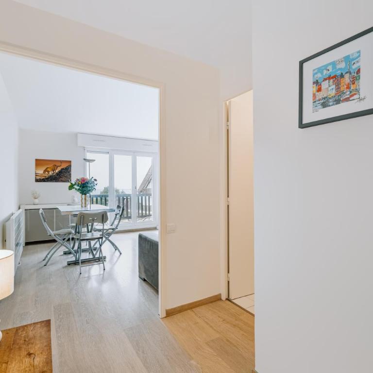 Horizon Bleu Balcon Vue mer Parking - Apartment mit 1 Schlafzimmer, Meerblick und Terrasse - 14