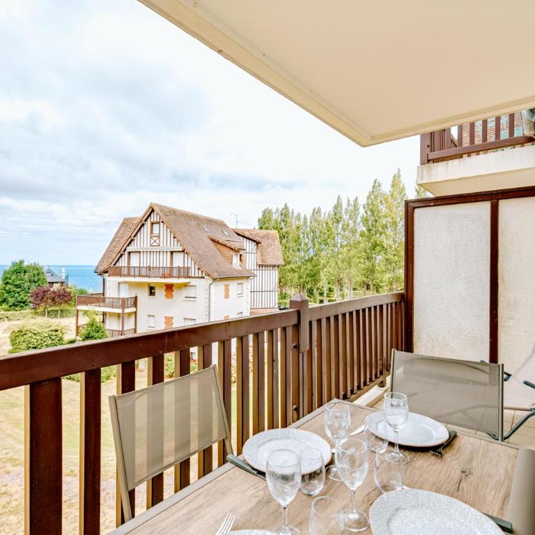 Horizon Bleu Balcon Vue mer Parking - Apartment mit 1 Schlafzimmer, Meerblick und Terrasse - 15
