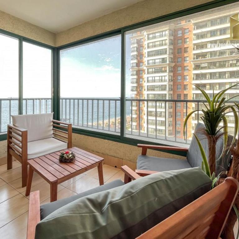 Arriendo Maravilloso Departamento 5 Personas Vista al Mar Full equipado, - Apartamento de 3 dormitorios - 1