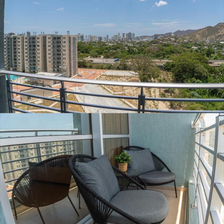 Brisa Gaira Apartamento moderno para 6 personas en Santa Marta - Apartamento de 2 dormitorios - 4