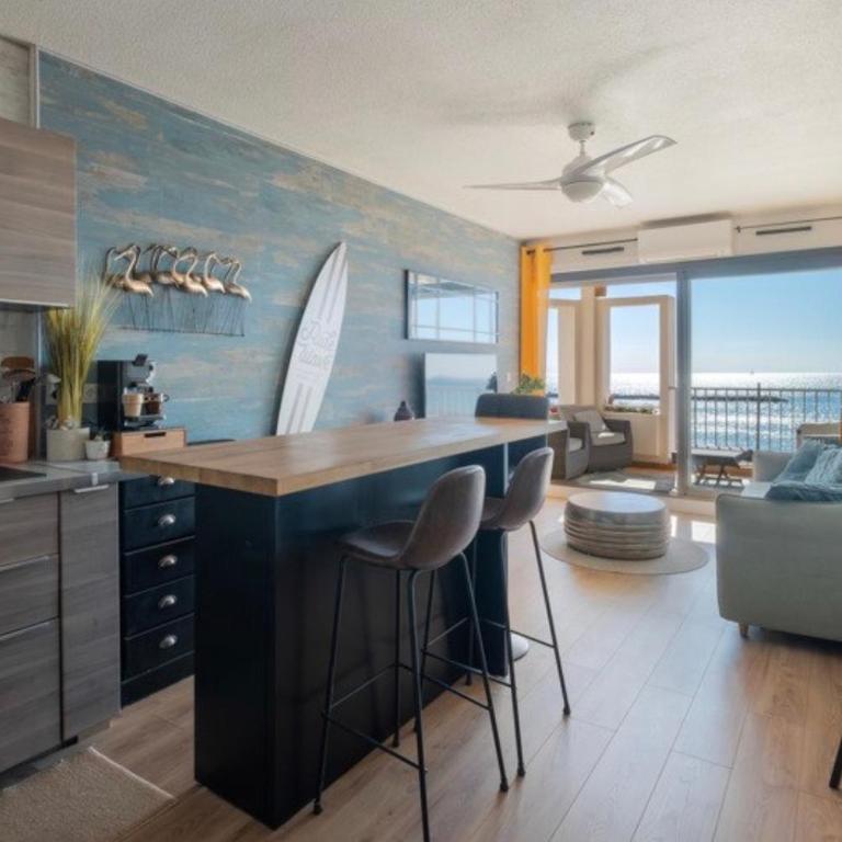 Magnifique P2 face mer, climatisé, direct plage - Appartement 1 Chambre - 2
