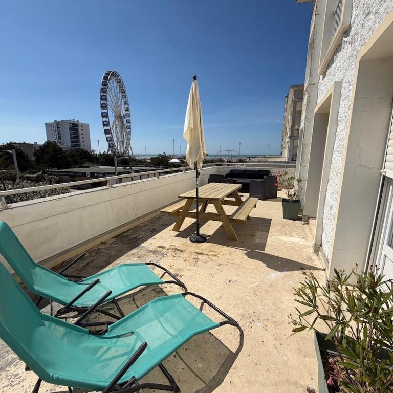 Jauffrey - Appartement avec Terrasse VUE MER et Garage à Berck-Plage - Appartement 2 Chambres avec Terrasse et Vue sur la Mer - 1