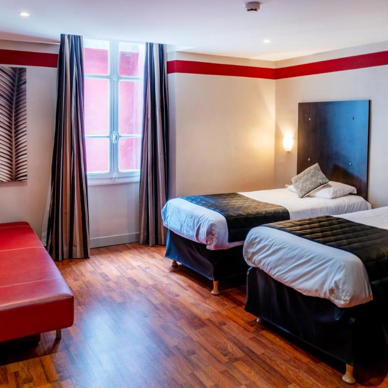 Hôtel Auberge de Jeanne - Chambre Lits Jumeaux - 1