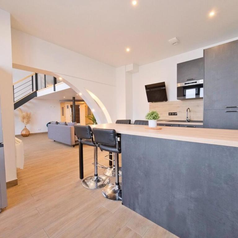 Reims City SPA - Jacuzzi - Sauna - Air conditioning - Apartment mit 1 Schlafzimmer und Whirlpool - 13