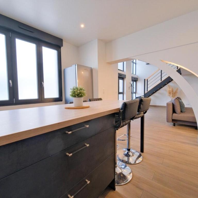 Reims City SPA - Jacuzzi - Sauna - Air conditioning - Apartment mit 1 Schlafzimmer und Whirlpool - 17