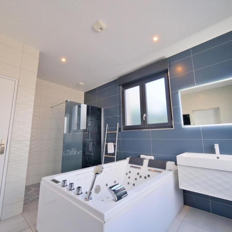 Reims City SPA - Jacuzzi - Sauna - Air conditioning - Apartment mit 1 Schlafzimmer und Whirlpool - 29