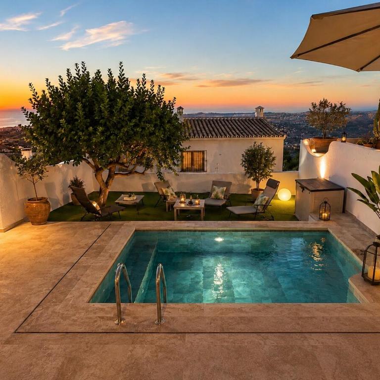 Mijas Pueblo I Private Pool I Sea Views I BBQ - Three-Bedroom House - 2