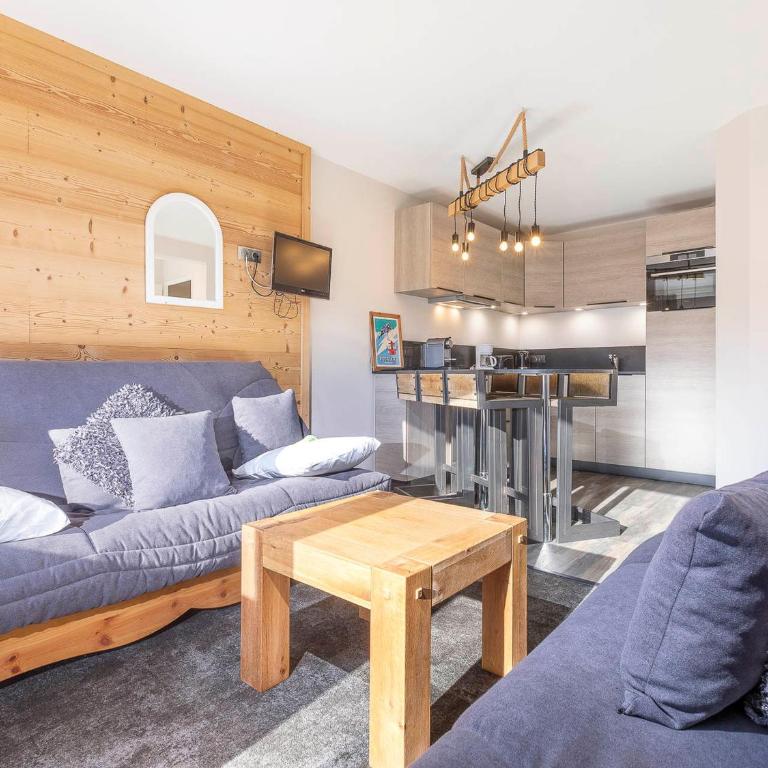 Charmant 2 pièces cabine rénové 6 personnes avec balcon à Avoriaz - Apartment mit 1 Schlafzimmer - 15