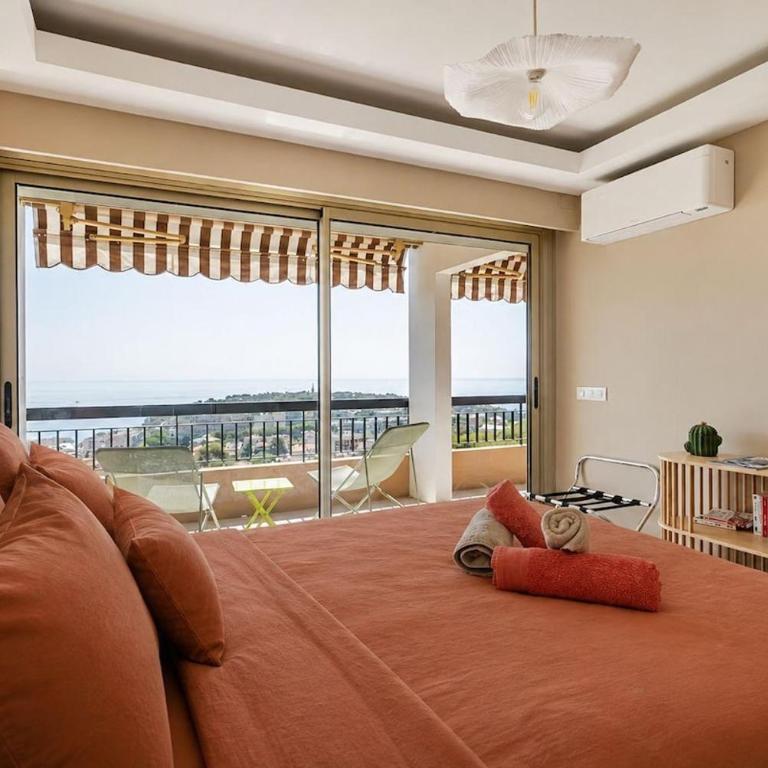 Le Belvédère des Cyprès - vue mer, terrasse, 2 chambres - Apartment mit 1 Schlafzimmer - 6