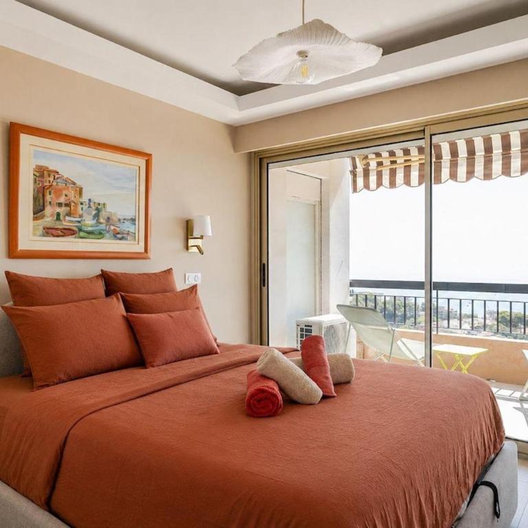 Le Belvédère des Cyprès - vue mer, terrasse, 2 chambres - Apartment mit 1 Schlafzimmer - 14