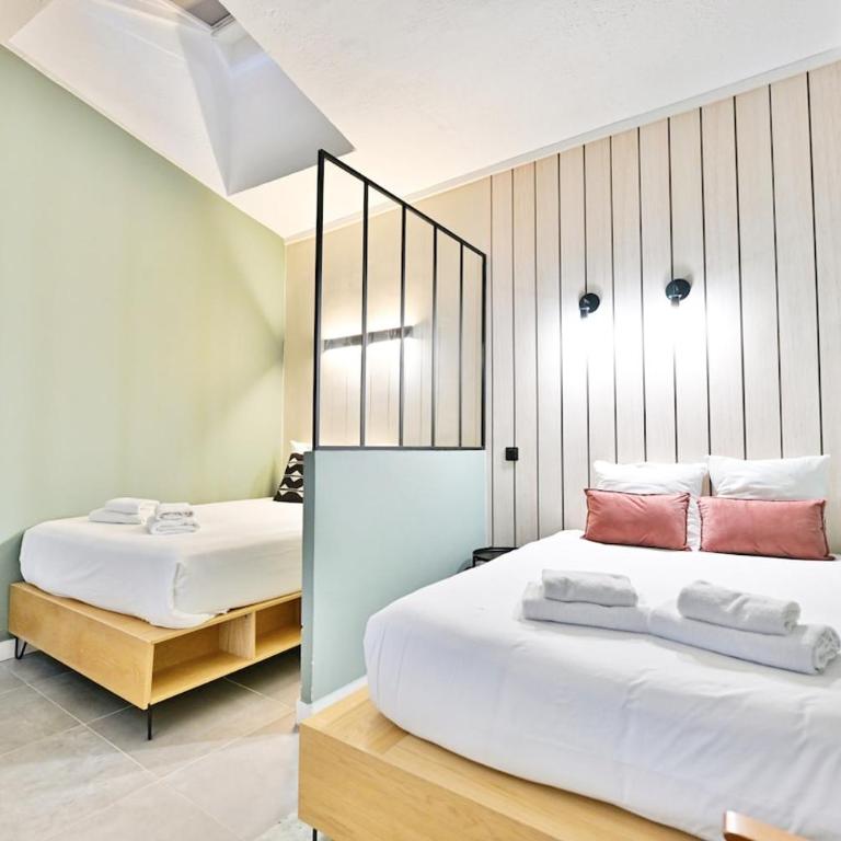 Stylish 2-Bedroom Loft in the Heart of Paris with Air Conditioning - Appartement - 18