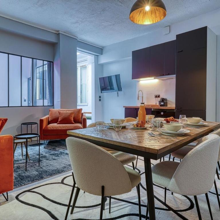 Stylish 2-Bedroom Loft in the Heart of Paris with Air Conditioning - Appartement - 7