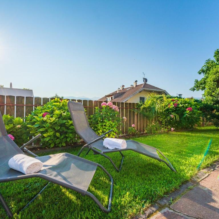 Apartments Villa Vardia - Apartment mit 1 Schlafzimmer und Gartenblick - 3