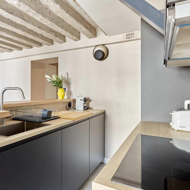 Bright Air-Conditioned Apartment in the Marais - Appartamento - 6