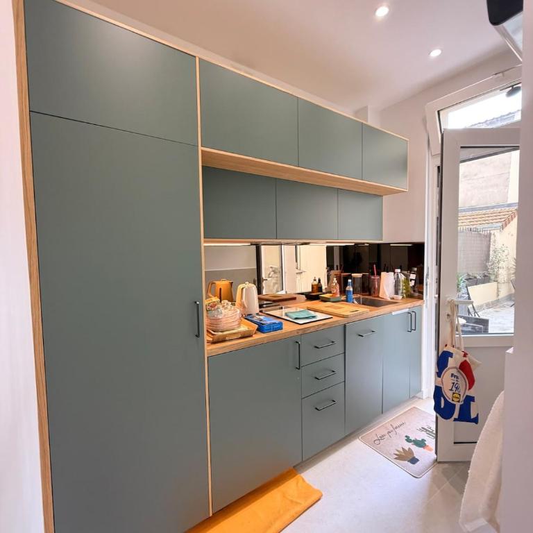 Renovated studio with private terrace 30 M2 Paris 15 - Apartment mit 1 Schlafzimmer - 5