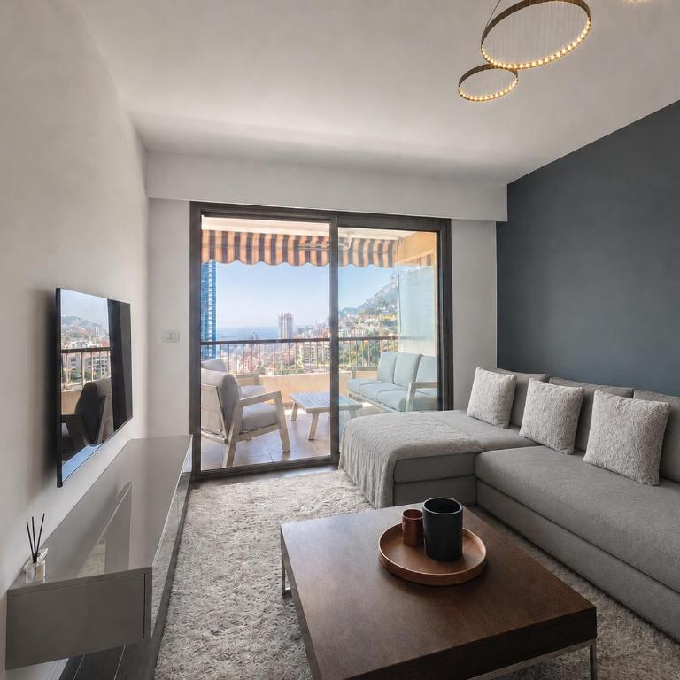 Near Monaco Top Floor Sea View & Terrace - Chambre Simple - 8