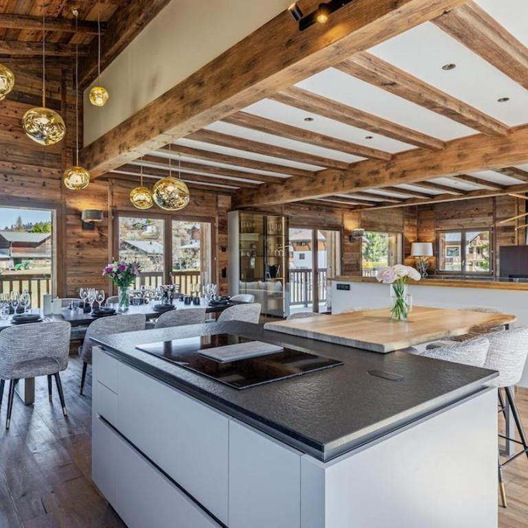 Luxury chalet - fireplace heated pool & sauna - Apartamento - 65