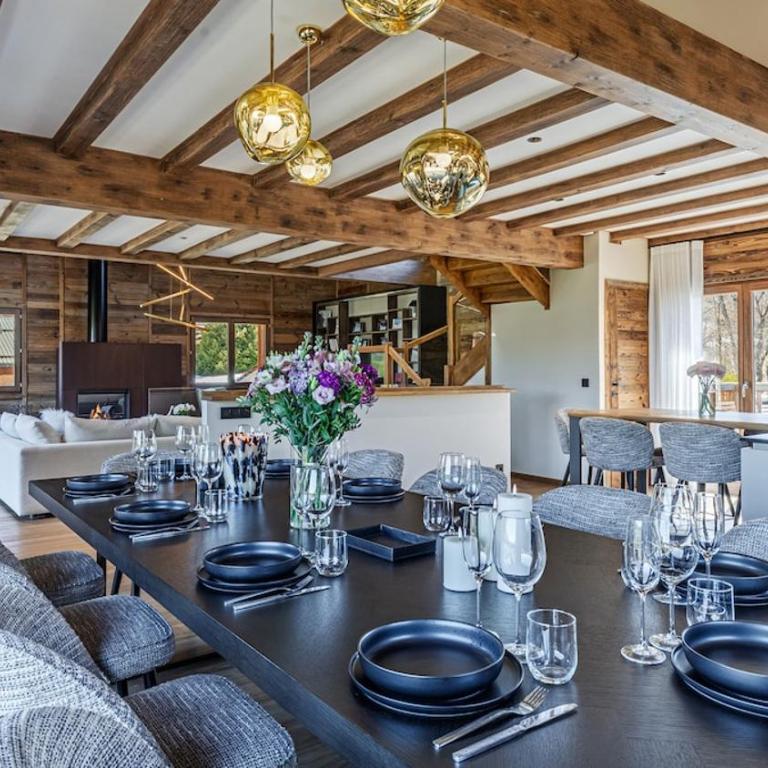 Luxury chalet - fireplace heated pool & sauna - Apartamento - 69