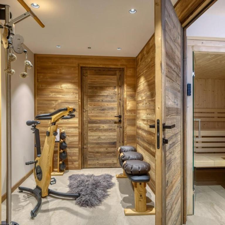 Luxury chalet - fireplace heated pool & sauna - Apartamento - 75