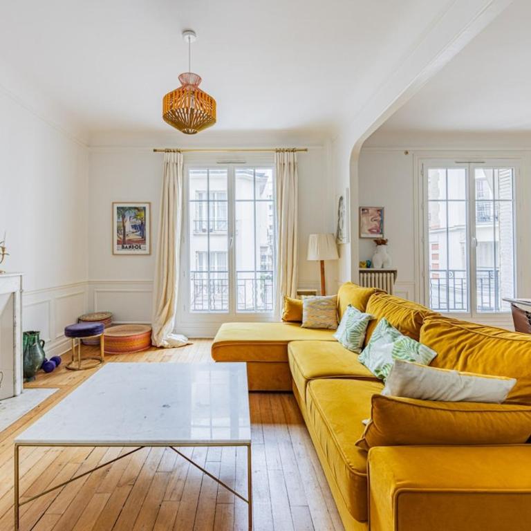 Parc Montsouris - In a pretty square - 2 bedrooms - Appartement 2 Chambres - 8