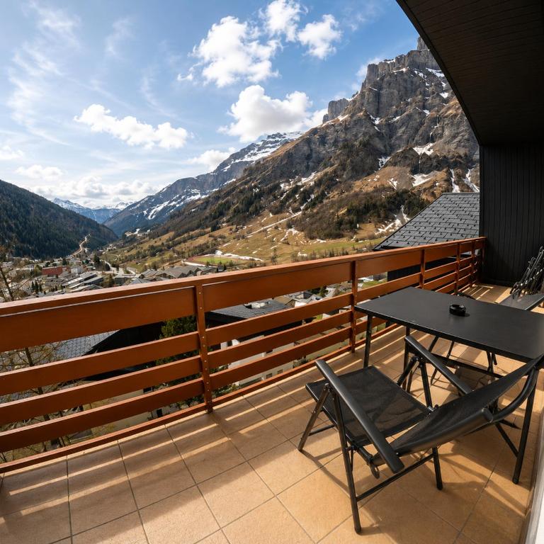 Residenz Clabina Leukerbad - Apartment mit 2 Schlafzimmern und Bergblick - 6