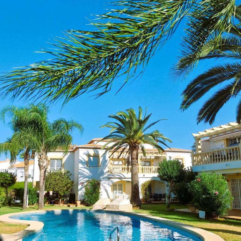La Giralda 2 Denia Les Marines - Apartment mit 1 Schlafzimmer und Poolblick - 1