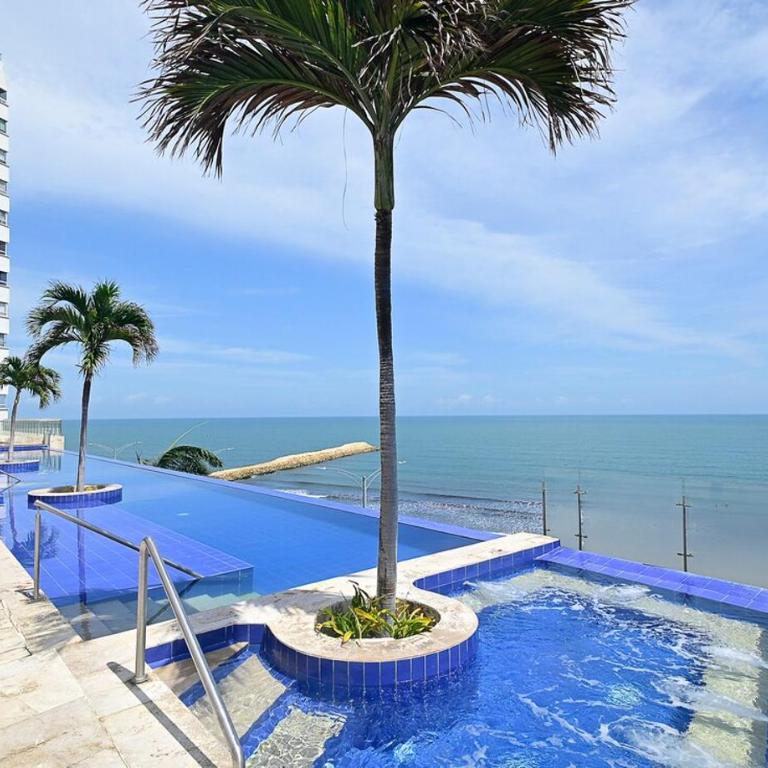 Luxury Oceanfront, Vista Infinita al Caribe - Two-Bedroom Apartment with View - 17
