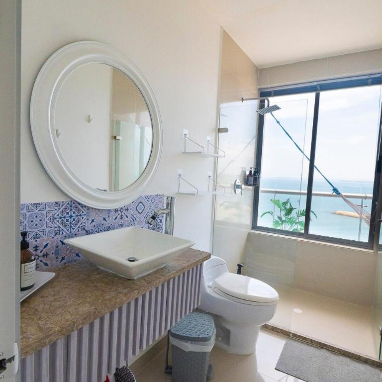Luxury Oceanfront, Vista Infinita al Caribe - Two-Bedroom Apartment with View - 21