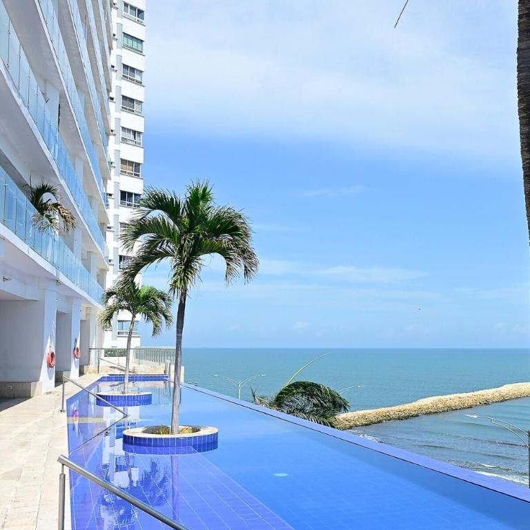 Luxury Oceanfront, Vista Infinita al Caribe - Two-Bedroom Apartment with View - 24