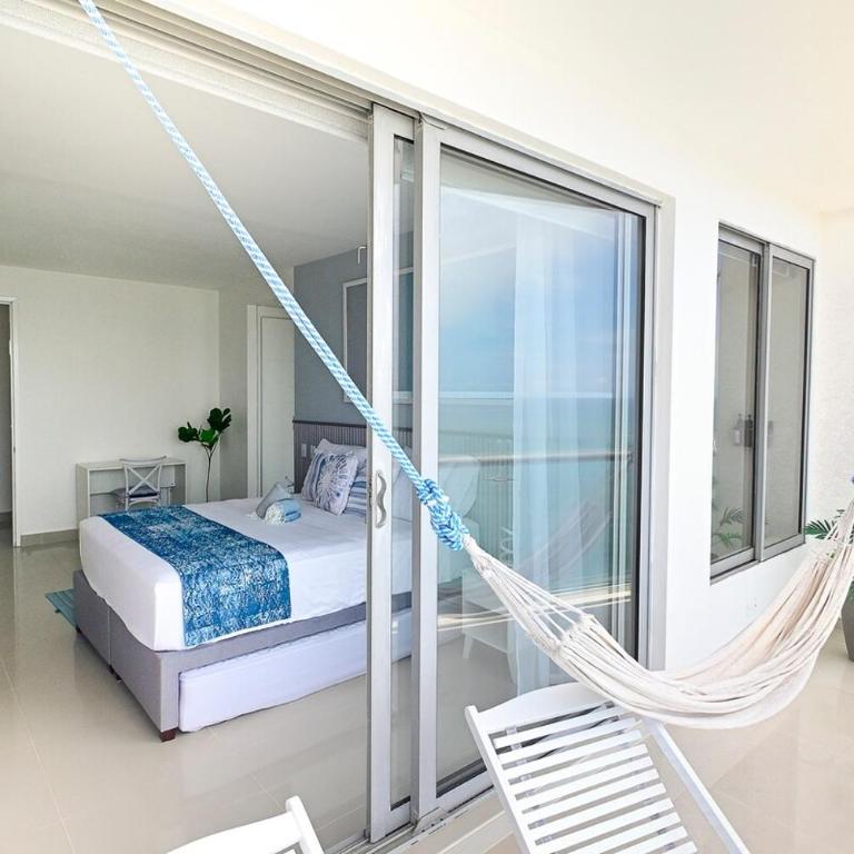 Luxury Oceanfront, Vista Infinita al Caribe - Two-Bedroom Apartment with View - 43