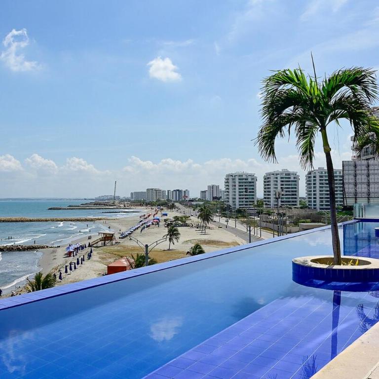 Luxury Oceanfront, Vista Infinita al Caribe - Two-Bedroom Apartment with View - 45