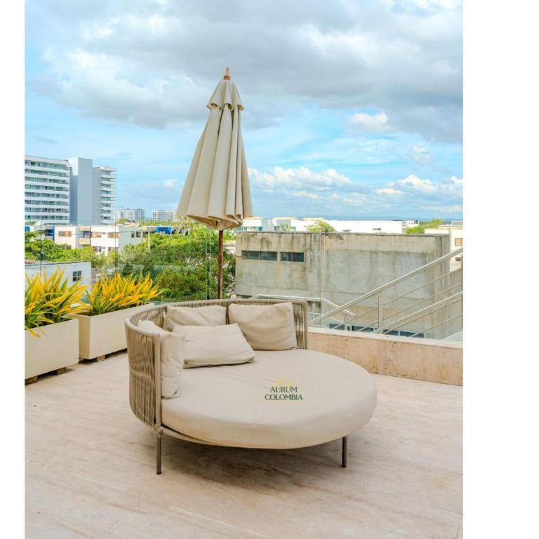 Apartamento con dos vistas al mar jacuzzi, baño turco jacuzzi con parqueadero y cerca al aeropuerto 8 20 - One-Bedroom Apartment - 33