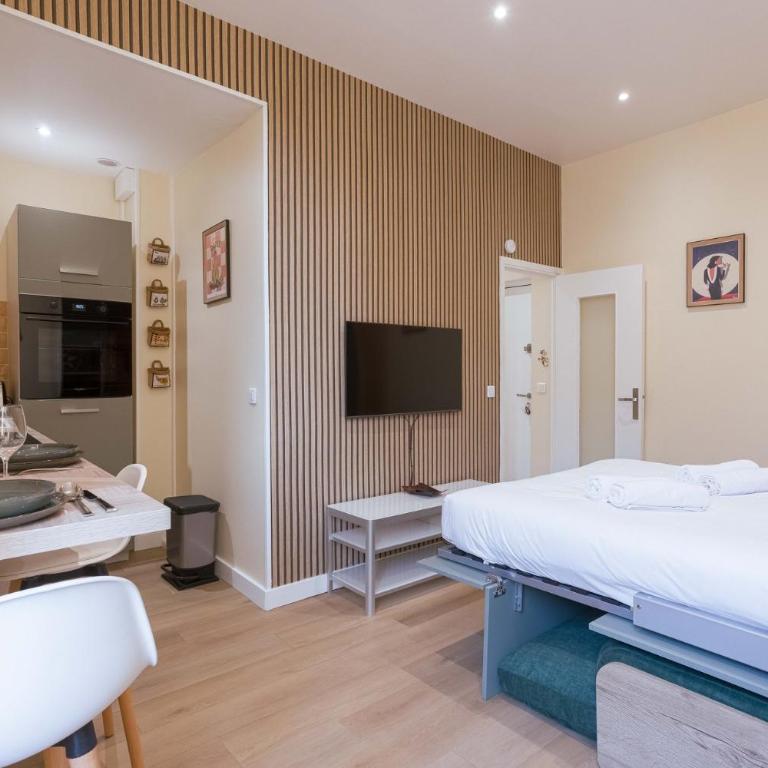 Santeny - Studio Central, clim, proche Palais&Plage - Studio - 1