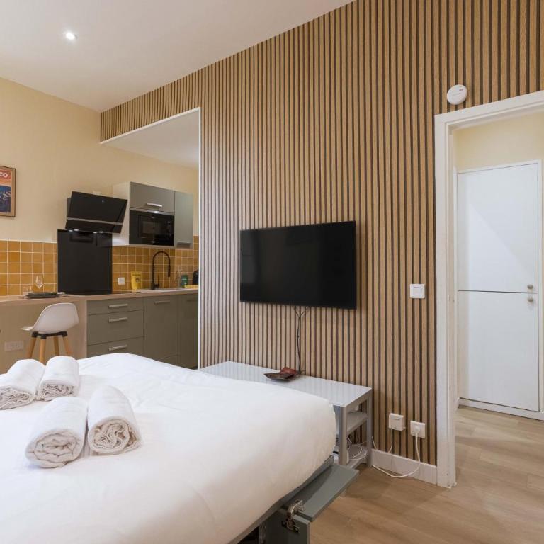 Santeny - Studio Central, clim, proche Palais&Plage - Studio - 7
