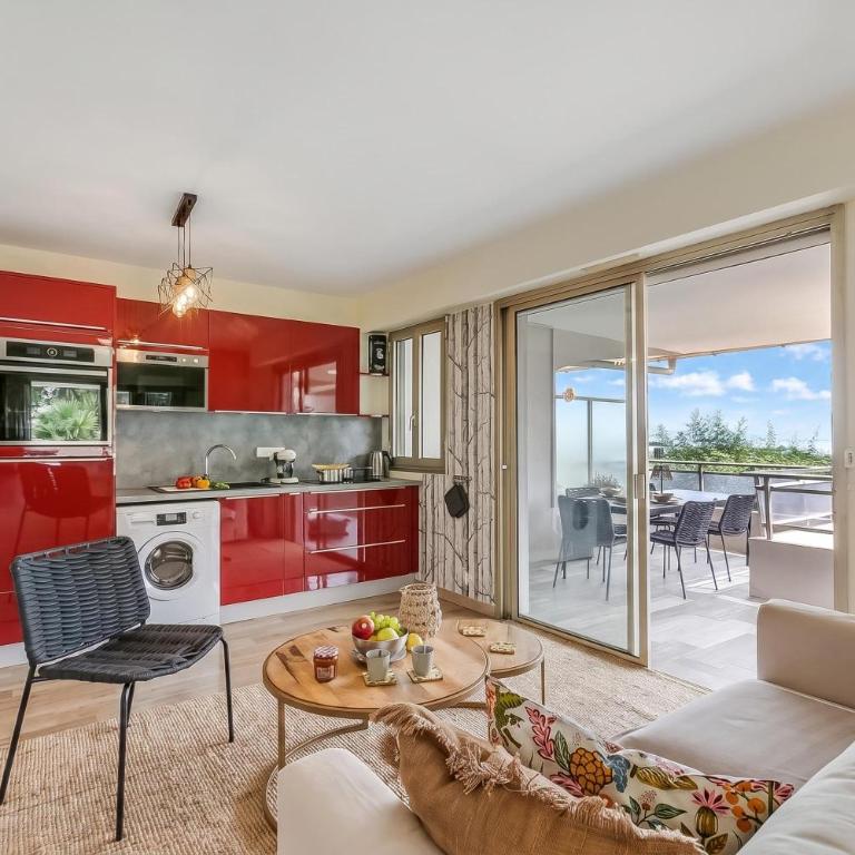 Studio Near Beach, Sea View & Garage - Happy Rentals - Monolocale con Terrazza - 4