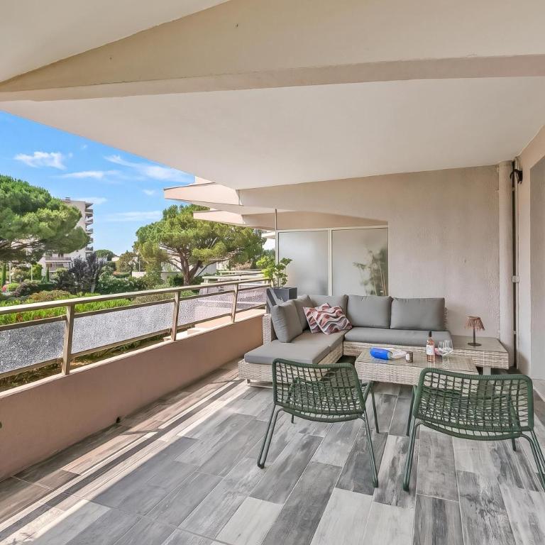Studio Near Beach, Sea View & Garage - Happy Rentals - Monolocale con Terrazza - 10